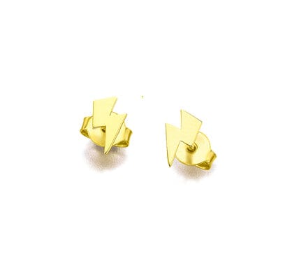 Goldstock Square gold earring (individual) MOD Jewellery