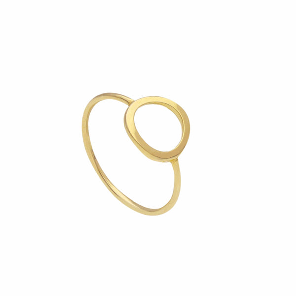 Songa Circle Gold Ring MOD Jewellery