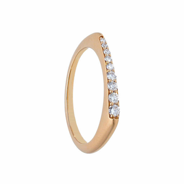 Songa diamonds rose gold ring MOD Jewellery