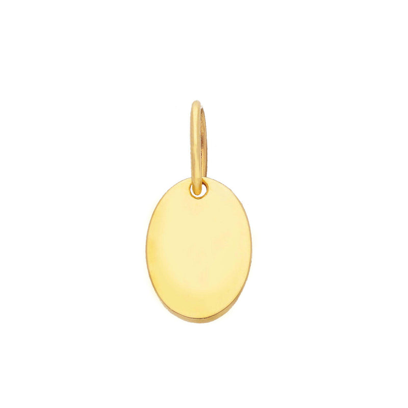 Songa oval gold Pendant MOD Jewellery