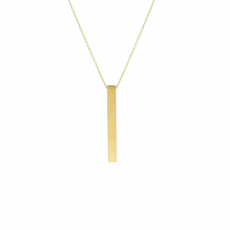 Songa rectangle gold necklace II MOD Jewellery