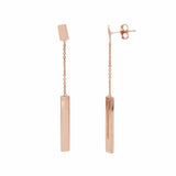 Songa rose gold earrings MOD Jewellery