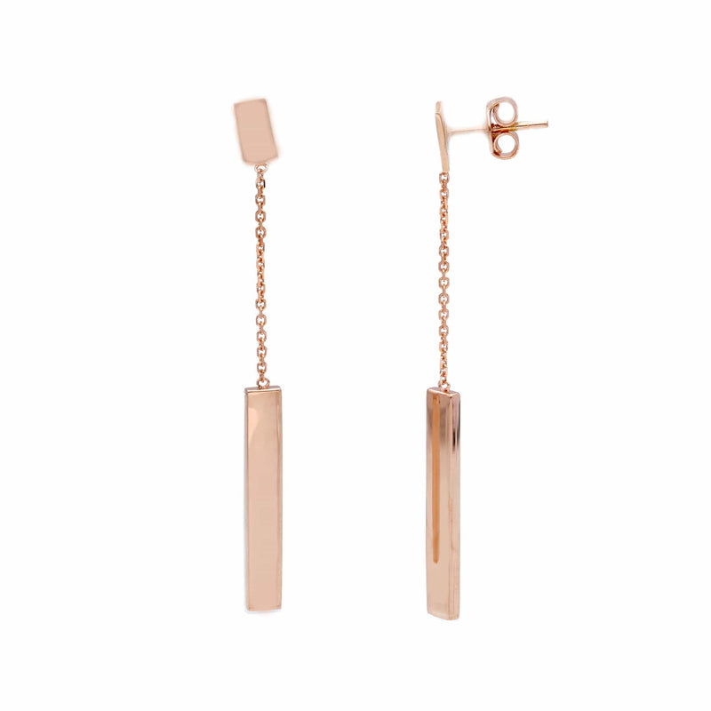 Songa rose gold earrings MOD Jewellery