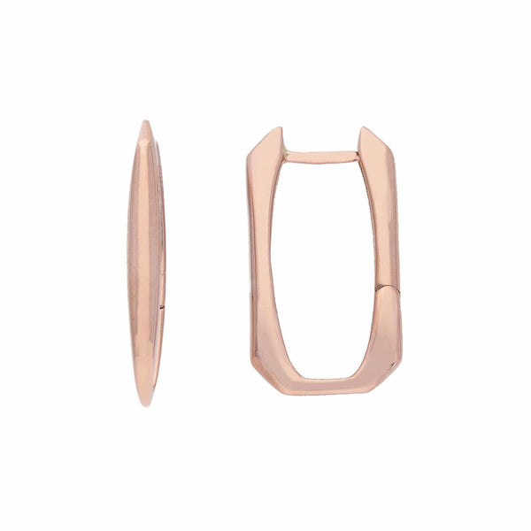 Songa rose gold hoop earrings MOD Jewellery