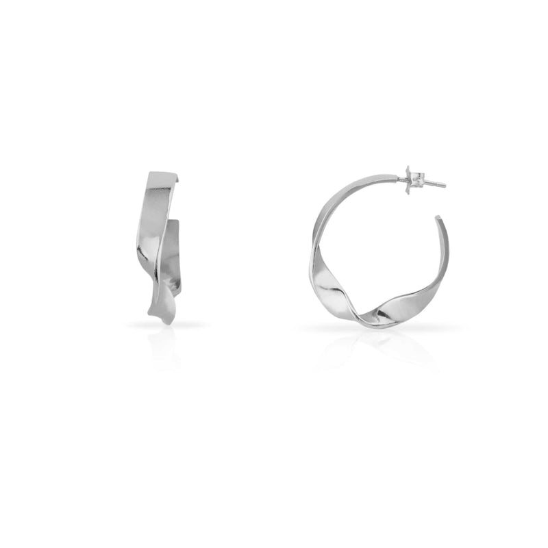 Ana Sales Nara Hoop Earrings MOD Jewellery - Sterling silver