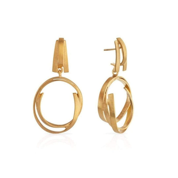 Bruno da Rocha Maria Gold Plated Earrings MOD Jewellery