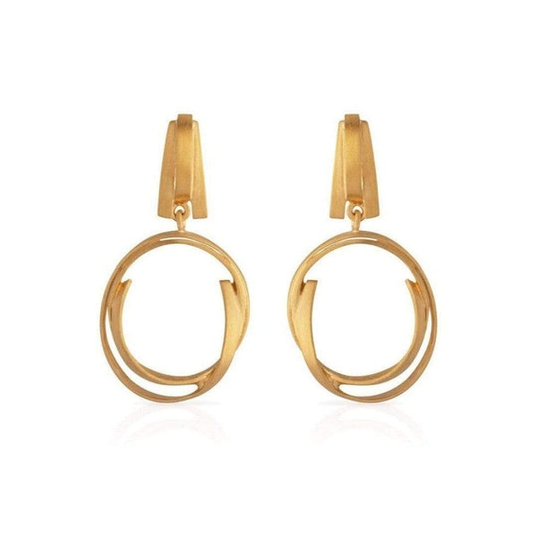 Bruno da Rocha Maria Gold Plated Earrings MOD Jewellery