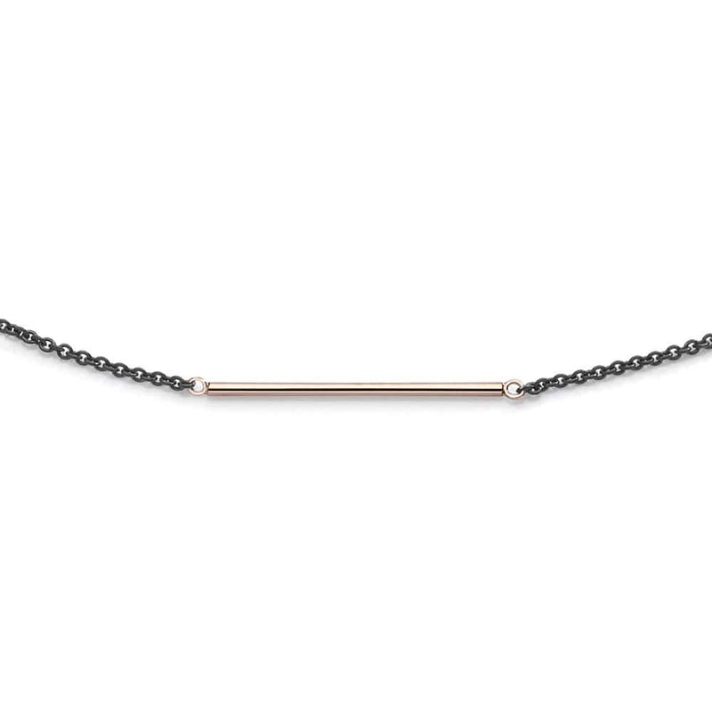 Burato LINEA BLACK NECKLACE MOD Jewellery