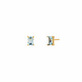 MOD Jewellery Aquamarine Gold Earrings MOD Jewellery