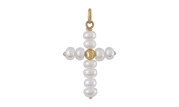 MOD Jewellery PEARL GOLD CROSS MOD Jewellery