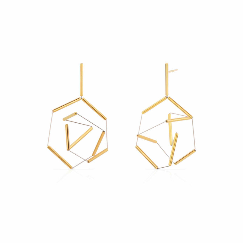 Yoko Takirai Aisi Gold Small Earrings MOD Jewellery